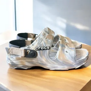 CROCS All Terrain Unisex Sandal | Chai Multi Marbled | Size  Mens 9 / Women’s 11