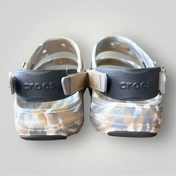 CROCS All Terrain Unisex Sandal | Chai Multi Marbled | Size  Mens 9 / Women’s 11