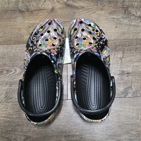 CROCS Black Multicolor Sandals Men's Size 12