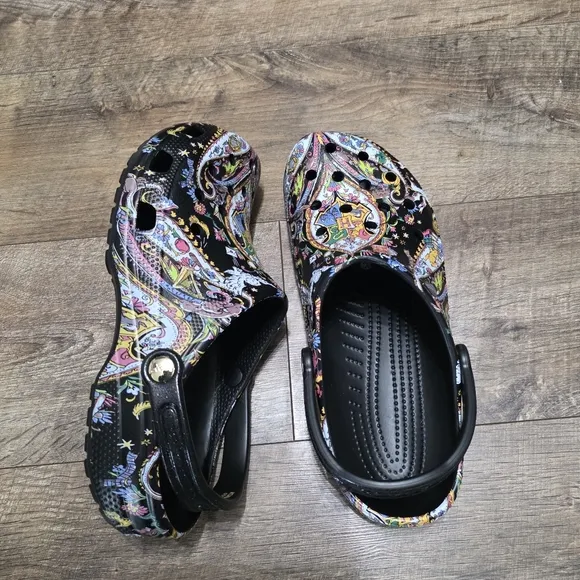 CROCS Black Multicolor Sandals Men's Size 12