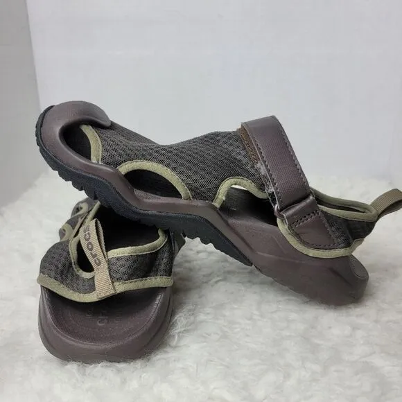 Crocs Swiftwater Men's Size 9 Sandals Fit Mesh Deck Water Slide Fishing Shoes