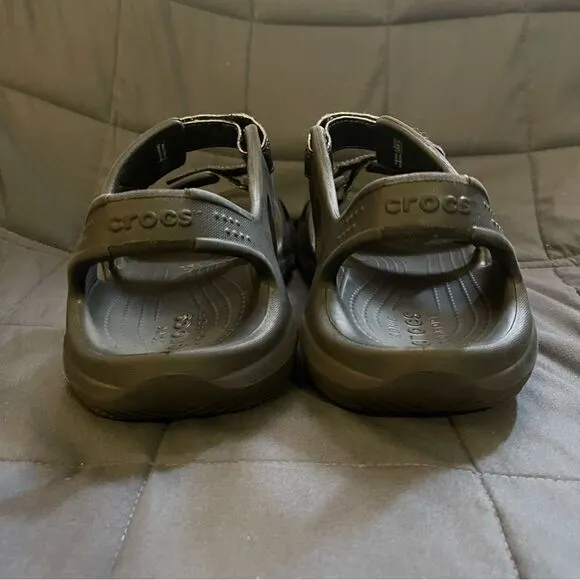 Crocs Swift Water River Sandals Black Men's Size 13
