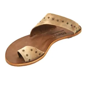 CYDWOQ Tan Hillary Thong Sandals Size 9.5 10 US 41 UK