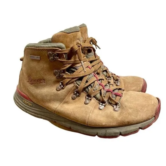 Danner Mountain 600 Brown Red Leather Hiking Boots 10.5 Men’s 4.5” Outdoor Read