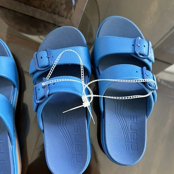 Dansko Kandi Buckle Slide Sandals.