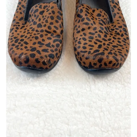 DANSKO • Olivia Cheetah Calf Hair Slip-On Loafers