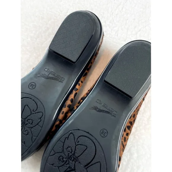 DANSKO • Olivia Cheetah Calf Hair Slip-On Loafers