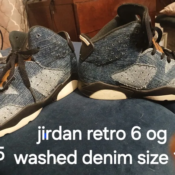 Denim High-Top Sneakers