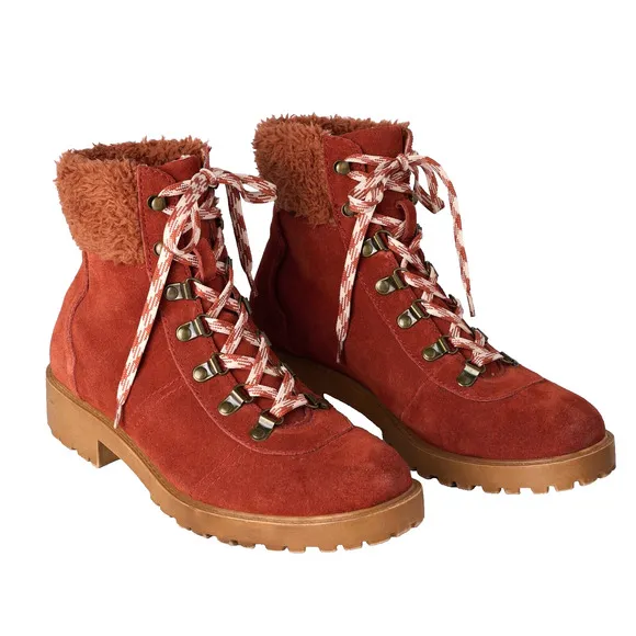 Dingo Telluride 8.5M Women’s Suede Hiking Boots Boho Indi Cozycore Cabin Chic
