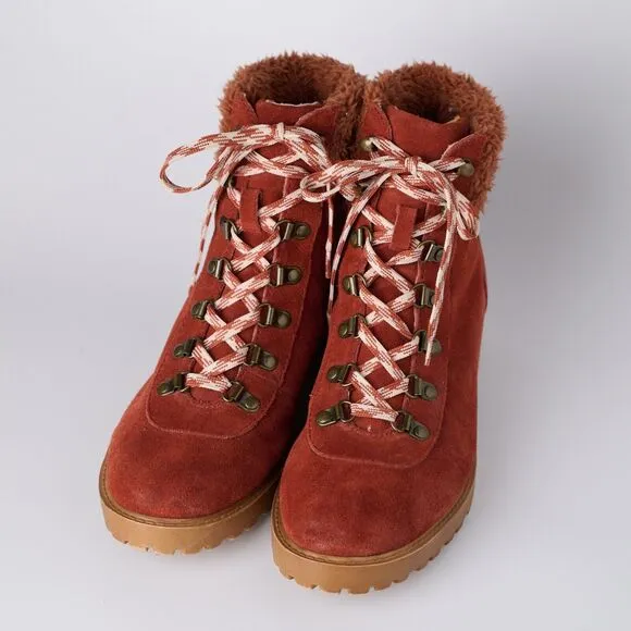 Dingo Telluride 8.5M Women’s Suede Hiking Boots Boho Indi Cozycore Cabin Chic