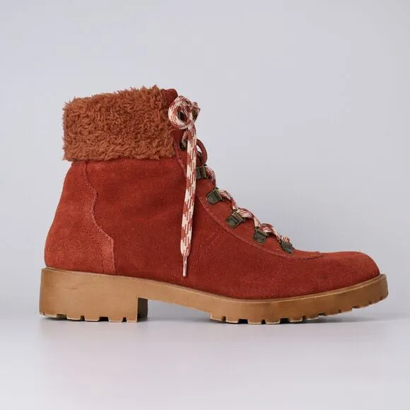 Dingo Telluride 8.5M Women’s Suede Hiking Boots Boho Indi Cozycore Cabin Chic