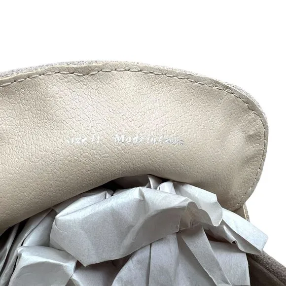 Dolce Vita Womens Penny Loafers Elias Suede‎ Chunky Platform Beige Size 11