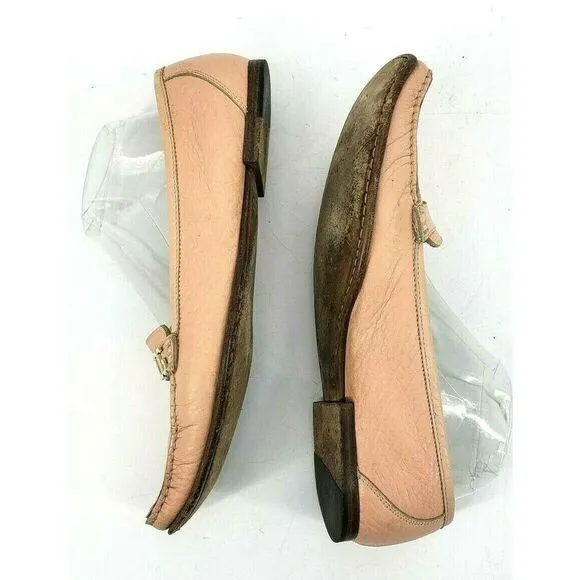 DOLCE &amp; GABBANA Pink Nude Loafer Shoes Flats