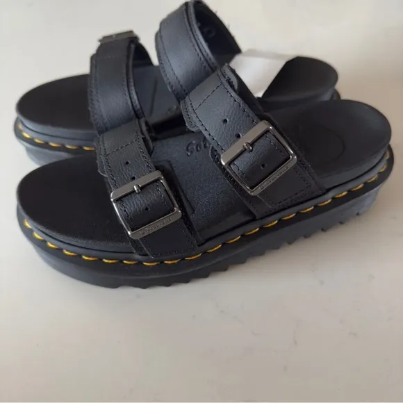 Dr. Martens Myles platform slide sandals Size: 6