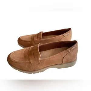 Dr. Scholl’s Nice Day Penny Loafers in Brown, Size 8.5