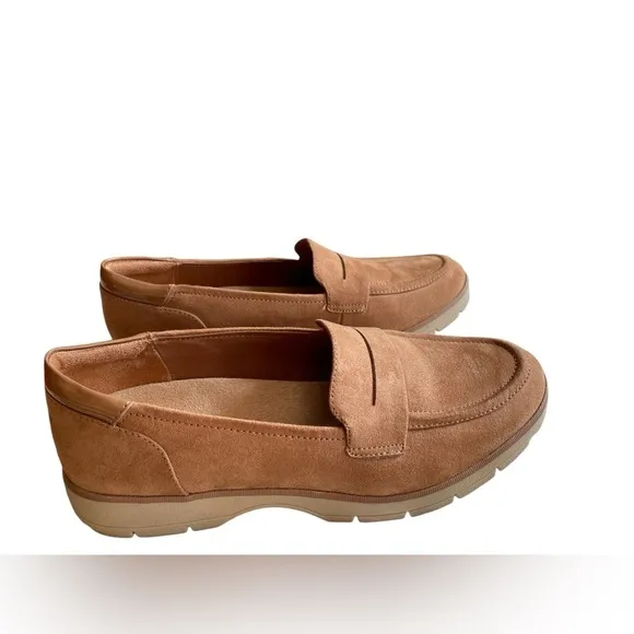 Dr. Scholl’s Nice Day Penny Loafers in Brown, Size 8.5