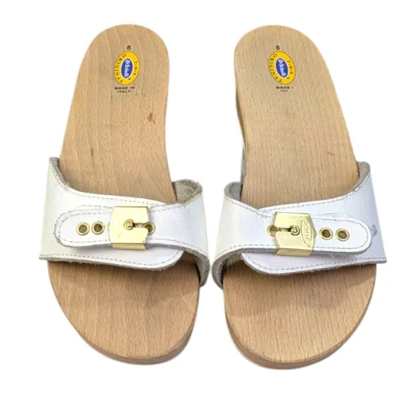 Dr Scholls Vintage Clog Sandals GUC Size 8   S3351