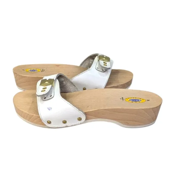 Dr Scholls Vintage Clog Sandals GUC Size 8   S3351