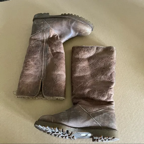 Draper of Glastonbury UGG Sheepskin Leather Shearling Boots