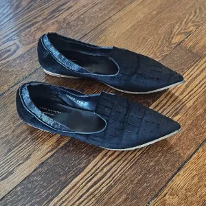 Dries Van Noten Velvet Flats