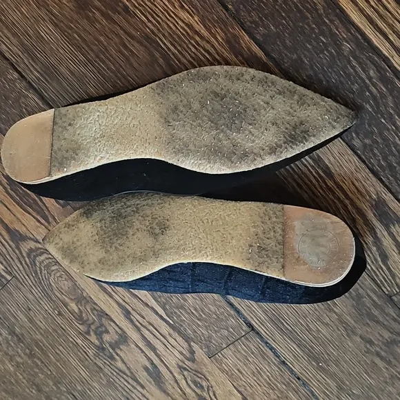 Dries Van Noten Velvet Flats
