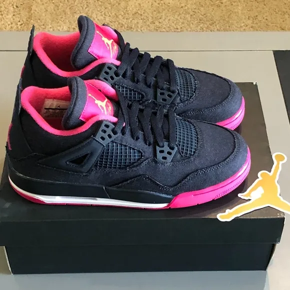 DS Nike Air Jordan 4 IV Retro Denim PINK size 5.5y