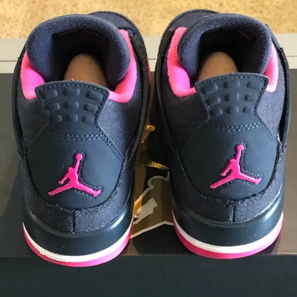 DS Nike Air Jordan 4 IV Retro Denim PINK size 5.5y