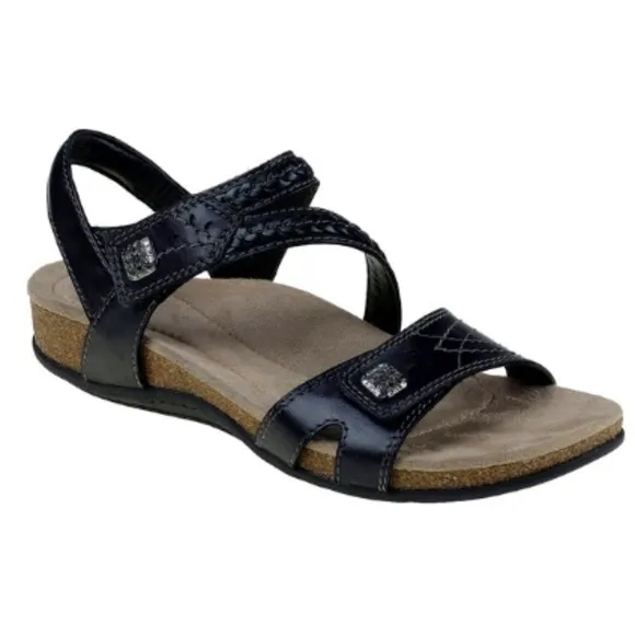 Earth Origins Bosk Benson Leather Ankle Strap Sandals Woman’s 10M