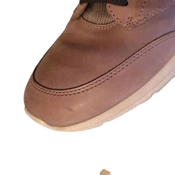 ECCO Irving Casual Mens 11  Tie Oxford Sneakers Dark Clay