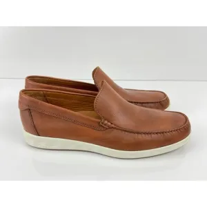 ECCO  Lite Moc Men's Leather Moccasin Brown Size EU 46 12-12 1/2