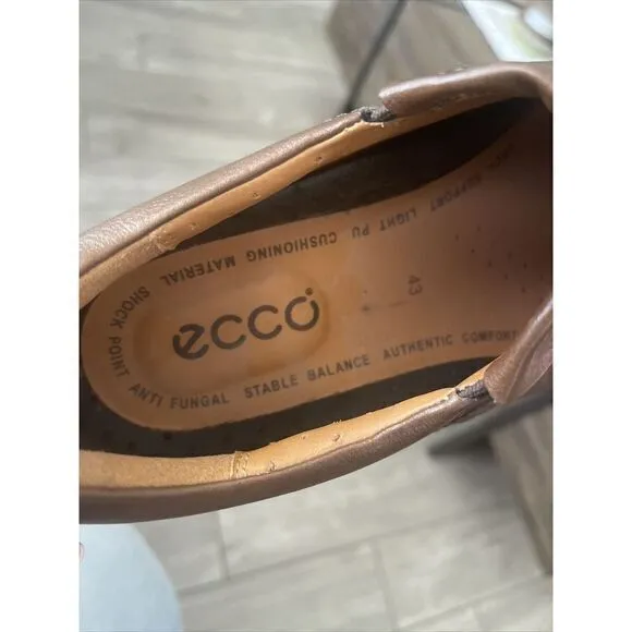 ECCO  Men's Slip‎ on Loafers Shoes - Cocoa Brown, Size 9-9.5. 43 EU