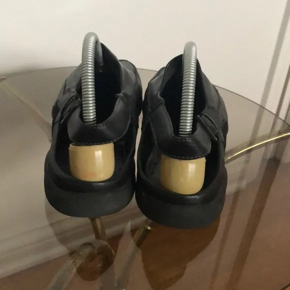 ECCO Slingback Flats Black Leather Upper &amp; insole