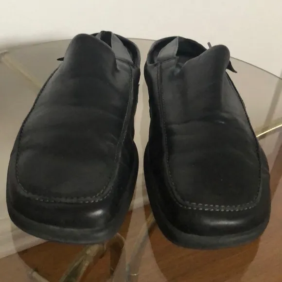 ECCO Slingback Flats Black Leather Upper &amp; insole