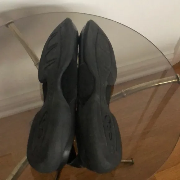 ECCO Slingback Flats Black Leather Upper &amp; insole
