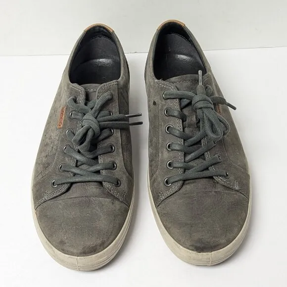 ECCO Soft 7 Casual Sneakers, Dark Green Leather, Men's 9 M (EU 43)