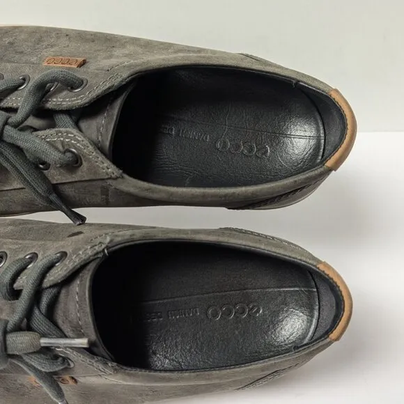 ECCO Soft 7 Casual Sneakers, Dark Green Leather, Men's 9 M (EU 43)