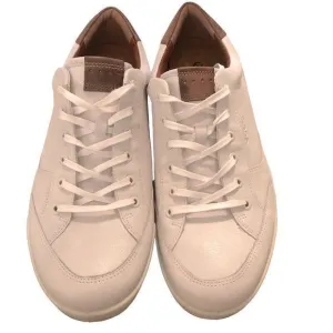 ECCO Casual Soft Lightweight White Leather Sneakers Size 13
