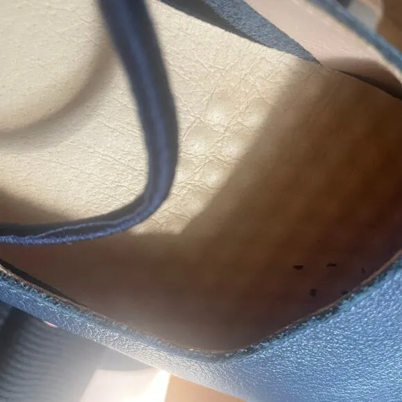 empress square toe leather flats