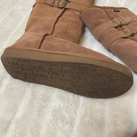Emu Wool Buckle Winter Snow Boots Size 6