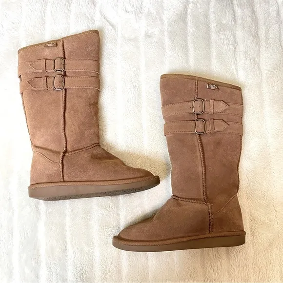Emu Wool Buckle Winter Snow Boots Size 6