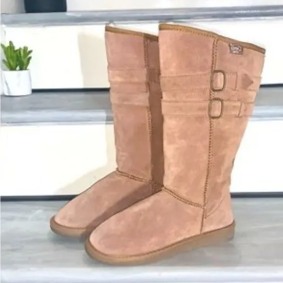 Emu Wool Buckle Winter Snow Boots Size 6