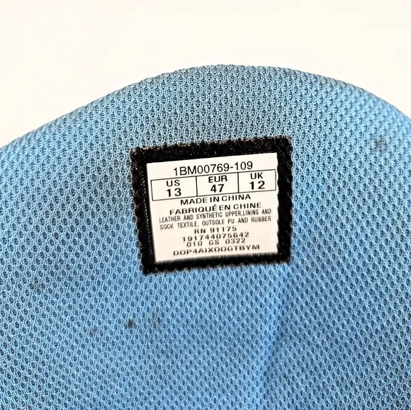 EPMD Sneakers with Blue and Gray Accents