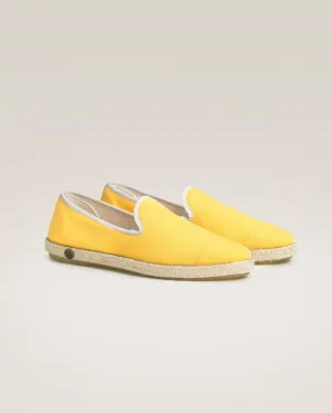 Espadrille homme coton, jaune