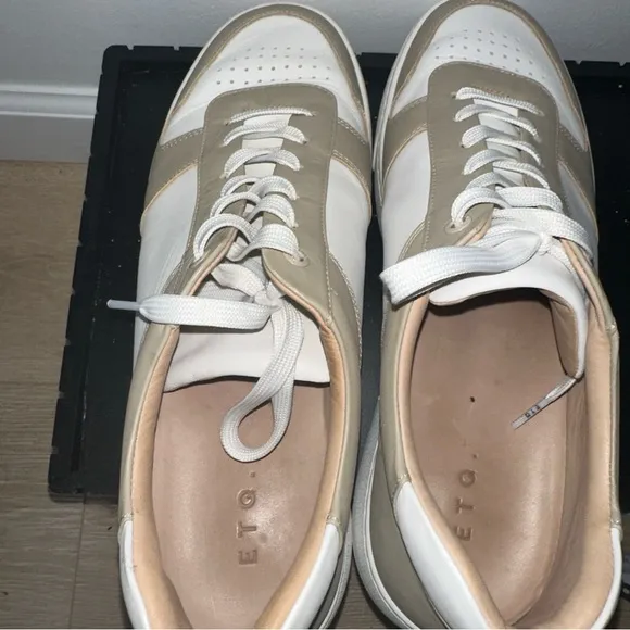 ETQ White and Tan Sneakers size 46
