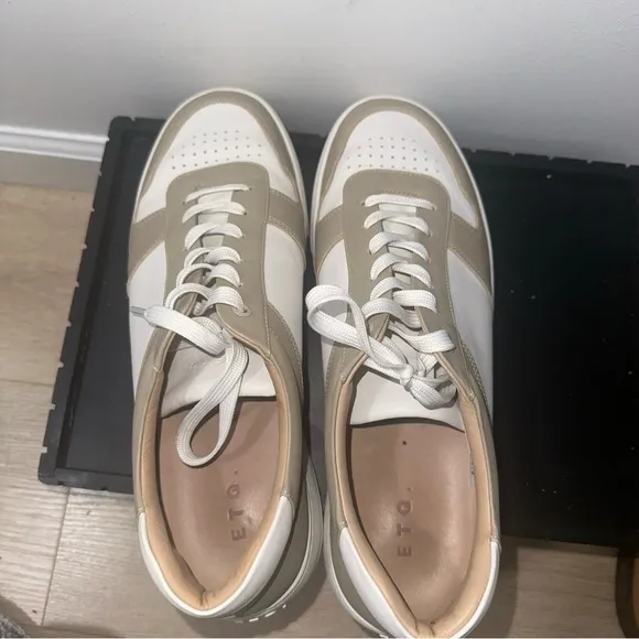 ETQ White and Tan Sneakers size 46