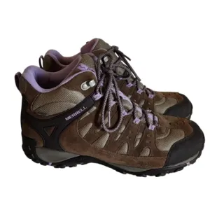 EUC Merrill Stone/Orchid Hiking Boots