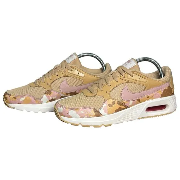 EUC Nike Air Max SC Sneakers Women’s 8.5 Sesame Pink Camouflage Retro Running