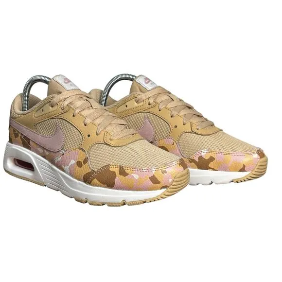 EUC Nike Air Max SC Sneakers Women’s 8.5 Sesame Pink Camouflage Retro Running