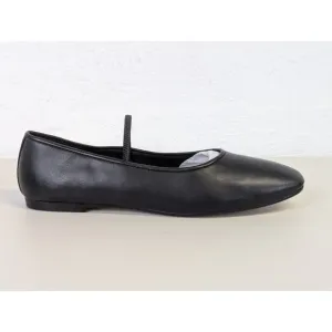 Everlane Day Mary Jane Ballet Flats Womens 9 Black Leather Preppy Minimal NWOT
