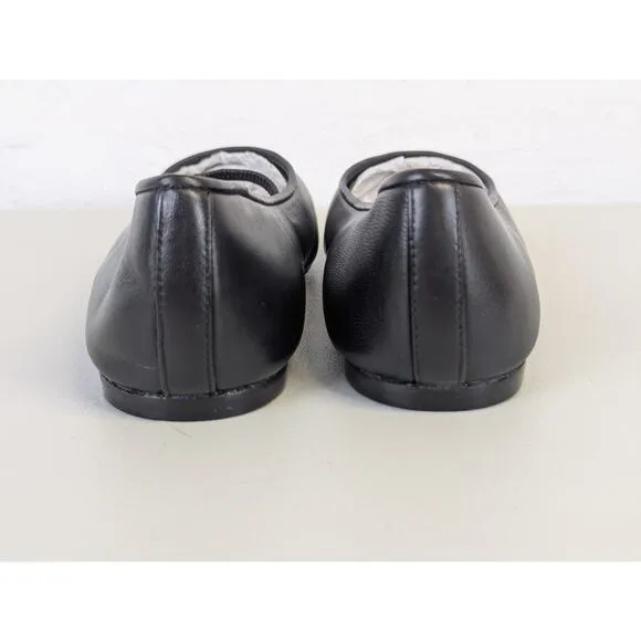 Everlane Day Mary Jane Ballet Flats Womens 9 Black Leather Preppy Minimal NWOT